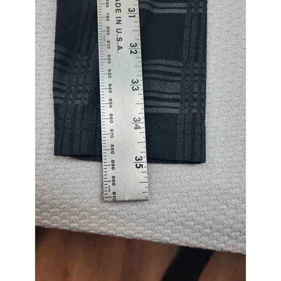 Nike Hyperwarm Training Leggings Womens Small Black Geometric Athleisure‎ Yoga - Picture 4 of 9